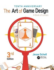 CRC Press The Art of Game Design 3rd Ed Book Jesse Schell 2019 Hardcover PB
