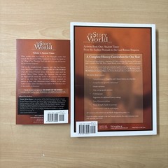 Lot 2 Story of the World Vol 1 Ancient Times Revised Ed Book + Activity Book Set