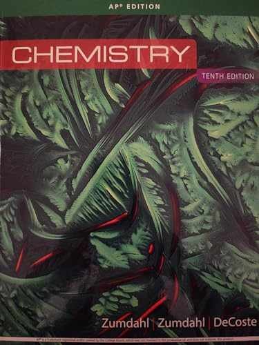 Chemistry AP Edition, 10th – Hardcover, by Zumdahl – Very Good