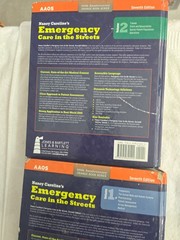 Nancy Caroline’s :Emergency Care In The Streets by AAOS 7th Edition vol 1& 2 HC
