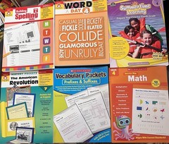 Grade 4, several books of different brand, 8 In Total, ( Never Been Written