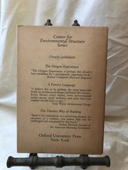 The Linz Cafe Das Linz Cafe Christopher Alexander HCDJ 1981 1st Oxford Unv Press