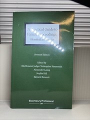 A Practical Guide to Family Proceedings: Blomfield and Brooks by Sophie Hill (En