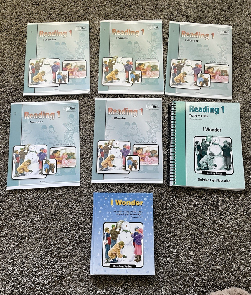Christian Light Education Reading 1: I Wonder Beginner + Teacher’s Guide