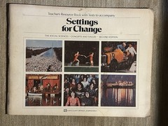 Vtg So-Sci Txtbk ‘Settings For Change The Social Sciences- Concepts & Values ‘77