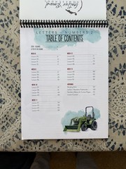 Gather ‘Round Homeschool On the Farm Student Book B Spiral Letters Numbers