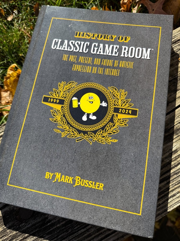 HARDCOVER – History of Classic Game Room Book *NEW* Signed Upon Request