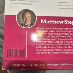 Essentials in Literature & Writing Level 7 Textbook Second Edition Matthew Step…