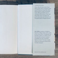 Anonymity A Secret History of English Literature Book Hardcover John Mullan