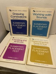Specific Skill Series Box Set of 9 Books Elementary Placement Test 1977 Vintage