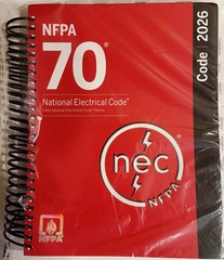 National Electrical Code 2026 Spiral bound NFPA 70 Pre Tabbed & Ugly’s Reference
