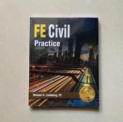 PPI FE Civil Review & Practice Bundle Michael R. Lindeburg PE Brand New