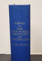 Gems – Their Sources, Descriptions and Identification R Webster 3rd Edition 1977