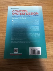 Dover Books on Electrical Engineering Ser.: Control System Design : An…
