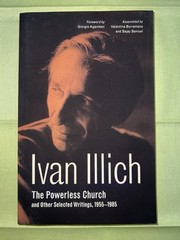 Powerless Church by Ivan. Illich (2019, Trade Paperback)