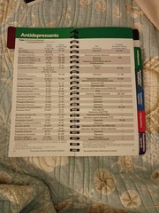 Black Book Of Psychotropic Dosing Monitoring DeBattista Spiral Index Guide
