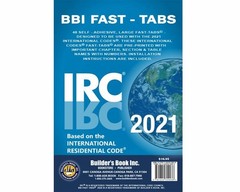 IRC 2021 International Residential Code 2021 with Fast Tabs