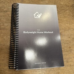 The Bodyweight Home Workout Journal Spiral Book Volume 1 (2020) Habit Nest – NEW