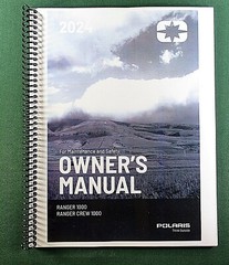 2024 Polaris Ranger 1000 Owner’s Manual: Full Color & Protective Covers!