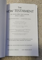 New Testament Second Catholic Edition RSV – Ignatius Press – Paperback