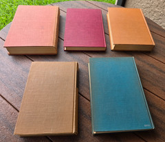Lot of 5 vintage textbooks: Economics, Electronics, Paleontology, Law 1949-1963