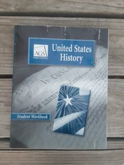 UNITED STATES HISTORY STUDENT WORKBOOK By Ags Secondary *Excellent Condition*