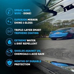 20oz Car Spray with Triphene® Quick Spray & Wipe All Purpose Waterless 2 Bottles