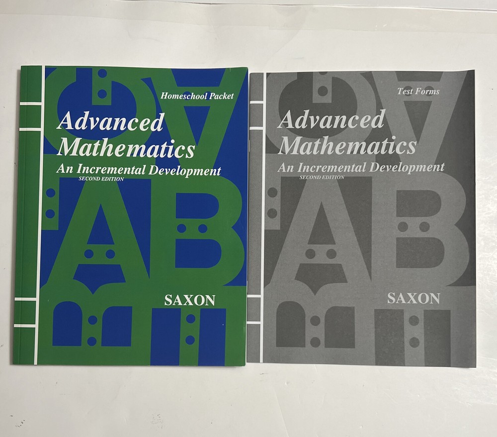 Saxon advanced mathematics (2nd edition) answer key AND test forms (NO TEXTBOOK)