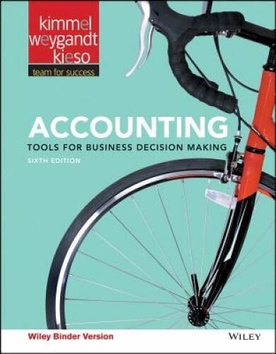 Accounting, Binder Ready Version: Tools for Business Decision Making – St – GOOD