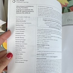 Delmar Cengage Learning Ethics & Issues in Contemporary Nursing 3rd Ed Burkhard…