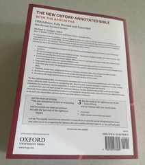 New Oxford Annotated Bible with Apocrypha Fully New Revised Standard 5th Edition