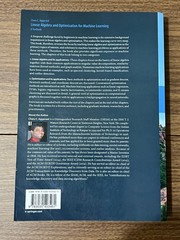 Linear Algebra and Optimization for Machine Learning: A Textbook