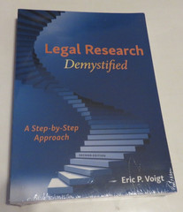 Legal Research Demystified Eric Voigt 2nd Ed. (2022) NEW & SEALED!! US SELLER!!!