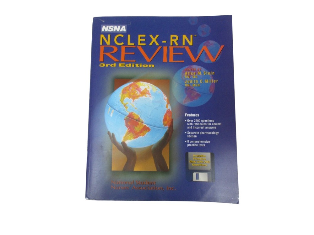 NSNA, NCLEX – RN Review Delmar Cengage Learning 1994 Paperback Judith C. Miller