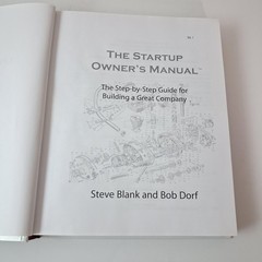 The Startup Owner’s Manual Steve Blank Bob Dorf K&S Ranch White HC 2012