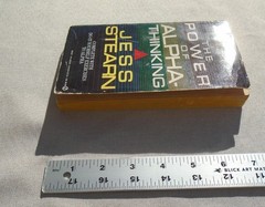 The Power of Alpha-Thinking By Jess Stearn 1st SIGNET PRINTING 1977 paperback