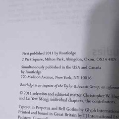 Security Studies A Reader Christopher W Hughes 2011