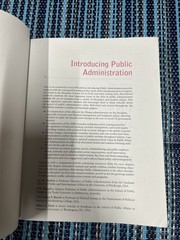 Introducing Public Administration – 9th Edition