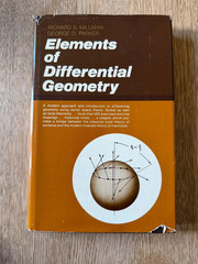 Elements of Differential Geometry – Richard Millman & George Parker – HC/DJ/VG