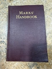 Vintage Mechanical Engineering Book Lot Of 7 HC PB Marks Handbook Mechanics