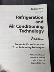 Refrigeration and Air Conditioning Technology Lab Manual Book 25th Anniversary