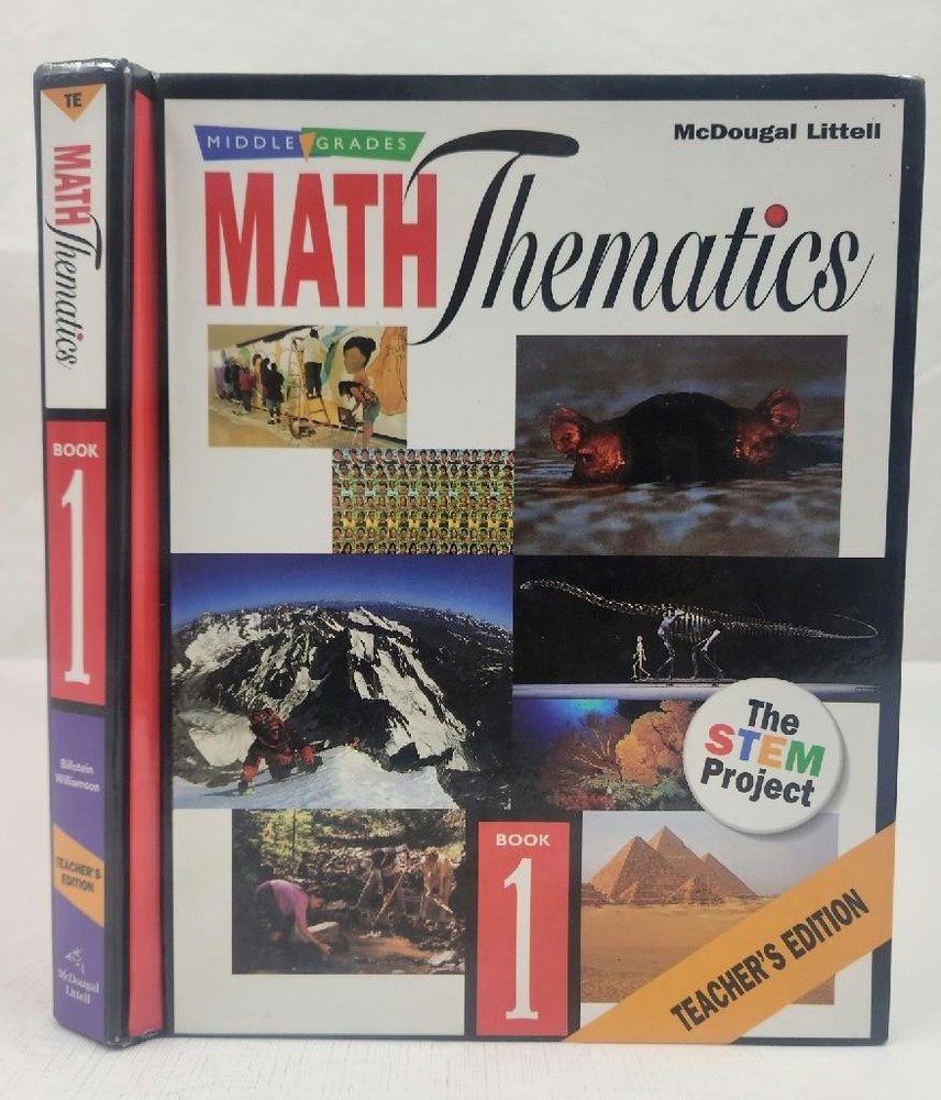 Middle Grades Math Thematics Book 1 Teacher’s Edition – McDougal Littell