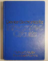 Device Electronics for Integrated Circuits Muller Kamins 1977 Hardcover Book