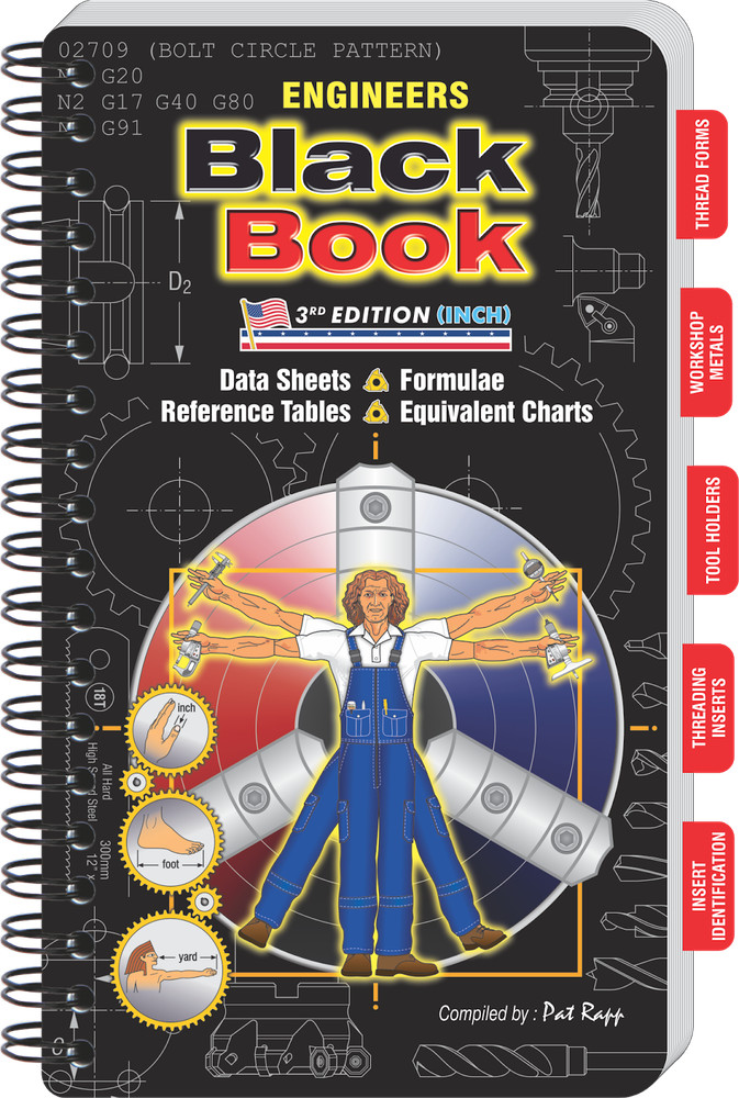 ENGINEERS Black Book – 3rd Edition (INCH) Large Workbench Edition