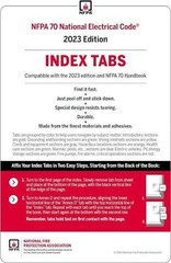 NFPA 70 2023, Self-Adhesive Index Tab