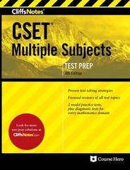 CliffsNotes CSET Multiple Subjects: Fourth Edition, Revised (CliffsNotes Tes…