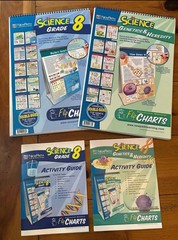 Vintage Science Stem School Learning Grade 8 Book Dry Erase Flip Chart Like New!
