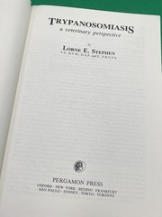 Trypanosomiasis A Veterinary Perspective Hardback Book Lorne E. Stephen