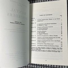 Diagnostic And Statistical Manual, Mental Disorders, DSM-1 Reprint, Brand New