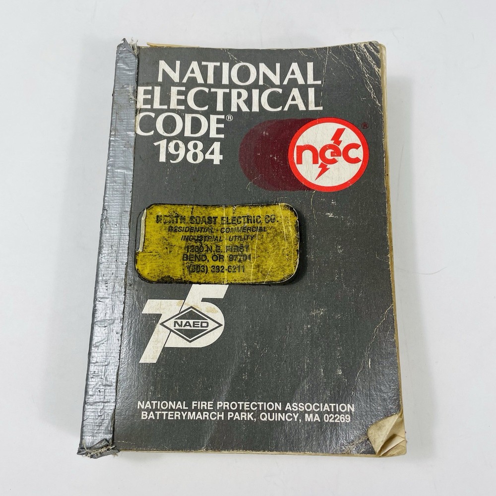 National Electrical Code 1984 Edition Book National Fire Protection Association